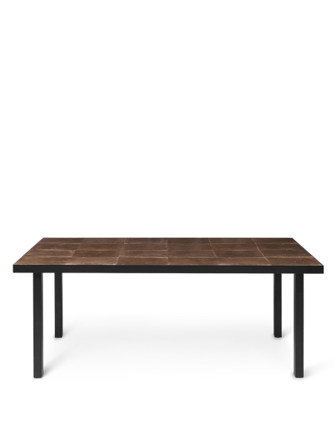 Outdoor Living & Garden Modern Perforated Ceramic Dining Table