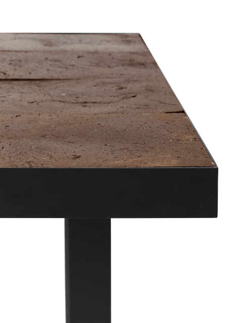 Outdoor Living & Garden Modern Perforated Ceramic Dining Table