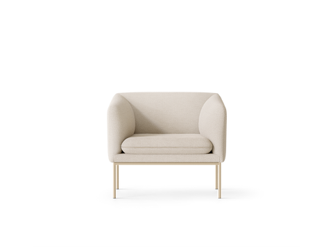 Timeless Minimalist Club Armchair with Barrel Back
