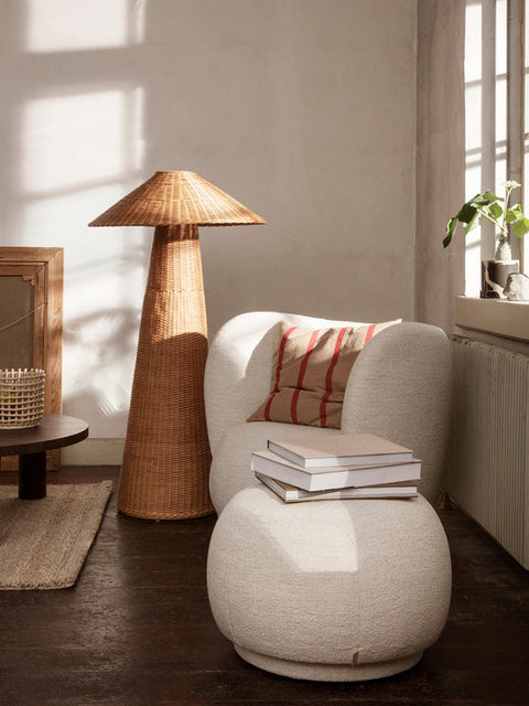 Rico Timeless Minimalist Scandinavian Pouf Ottoman