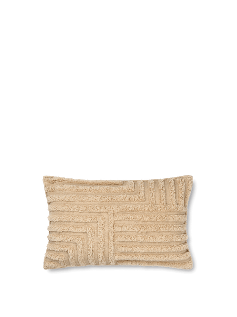 Timeless Minimalist Handwoven Textured Lumbar Throw Pillow