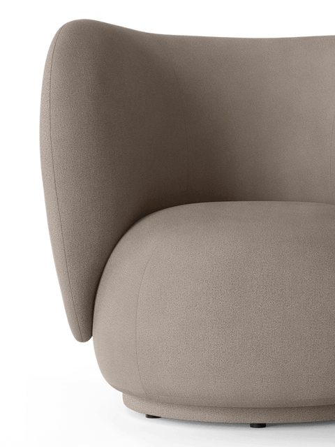 Rico Timeless Minimalist Barrel Upholstered Lounge Chair