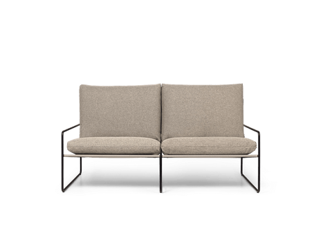 Timeless Minimalist Symmetrical Two Seater Standard Sofa