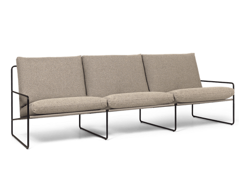 Timeless Minimalist Symmetrical Standard Sofa with Armrests
