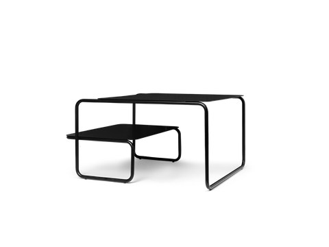 Timeless Minimalist Modern Asymmetrical Base Coffee Table