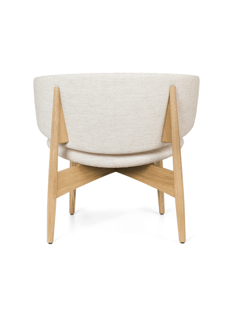 Herman Timeless Minimalist Scandinavian Armless Club Lounge Chair