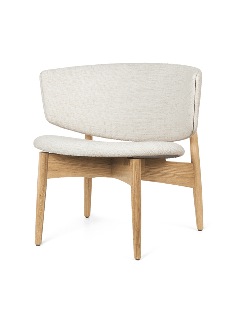 Herman Timeless Minimalist Scandinavian Armless Club Lounge Chair