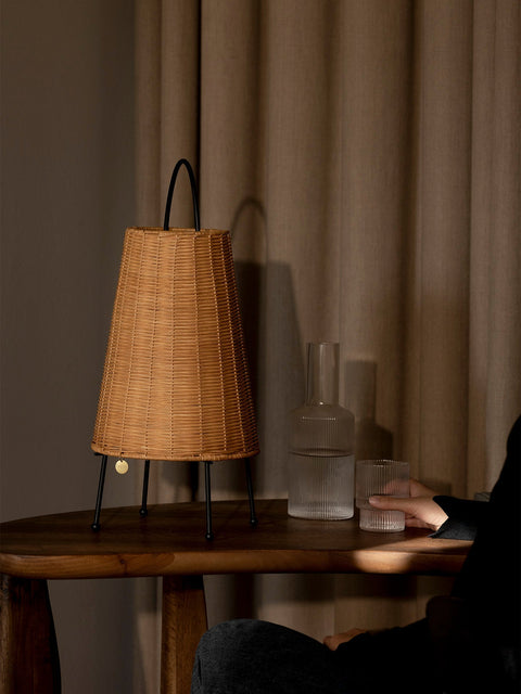 Porti Accent Bohemian Conical Lantern Table Lamp