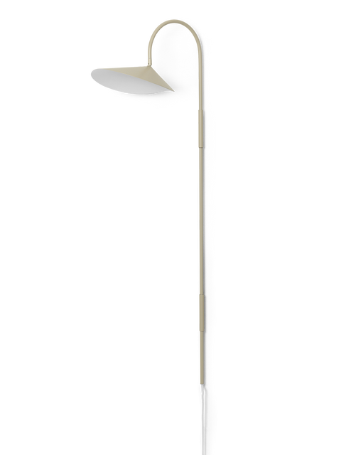 Arum Ambient Minimalist Arc Sconce with Adjustable Head