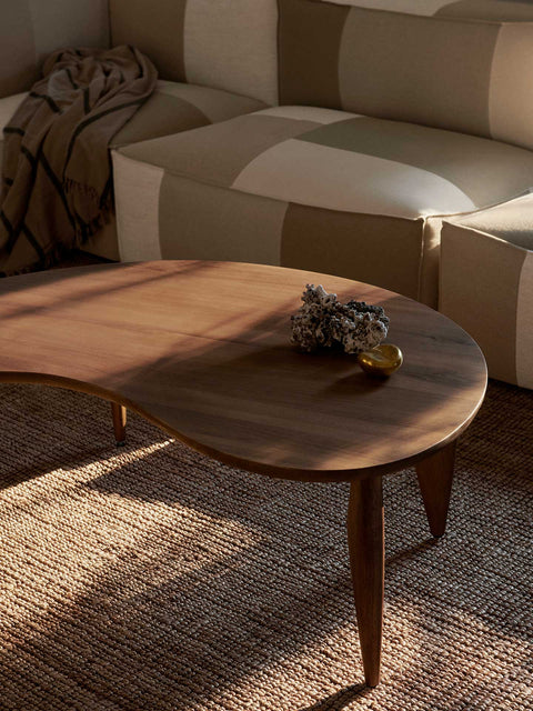 Timeless Minimalist Mid Century Curved Coffee Table
