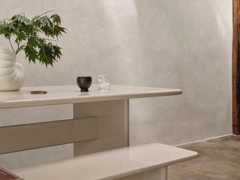 Rink Timeless Minimalist Refectory Dining Table for Contemporary Spaces