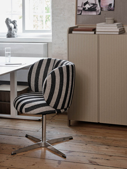 Rico Timeless Minimalist Modern Upholstered Dining Armchair