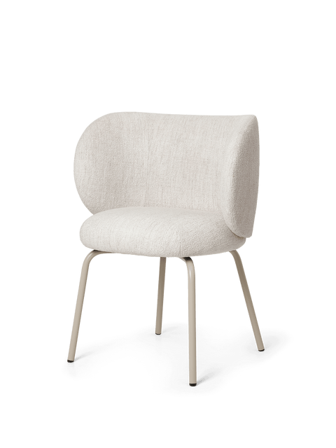 Rico Soft Scandinavian Barrel Back Dining Side Chair