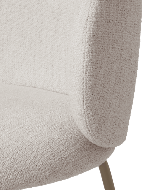 Rico Soft Scandinavian Barrel Back Dining Side Chair