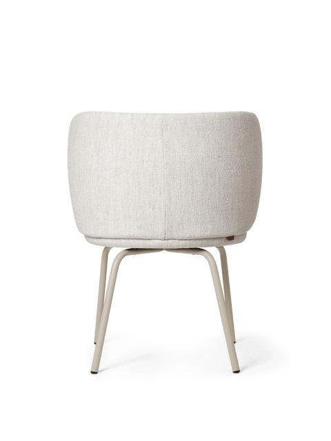Rico Soft Scandinavian Barrel Back Dining Side Chair