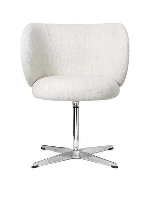 Rico Timeless Minimalist Upholstered Barrel Dining Armchair