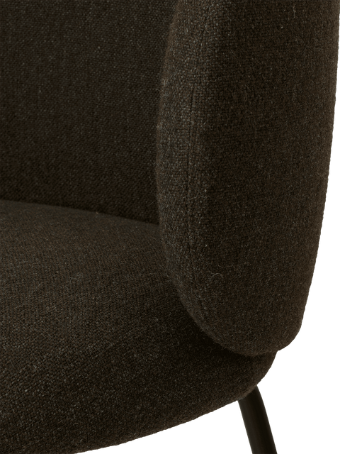 Rico Timeless Minimalist Contemporary Barrel Back Dining Side Chair