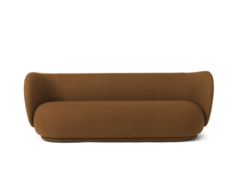 Rico Timeless Minimalist Curved Symmetrical Standard Sofa