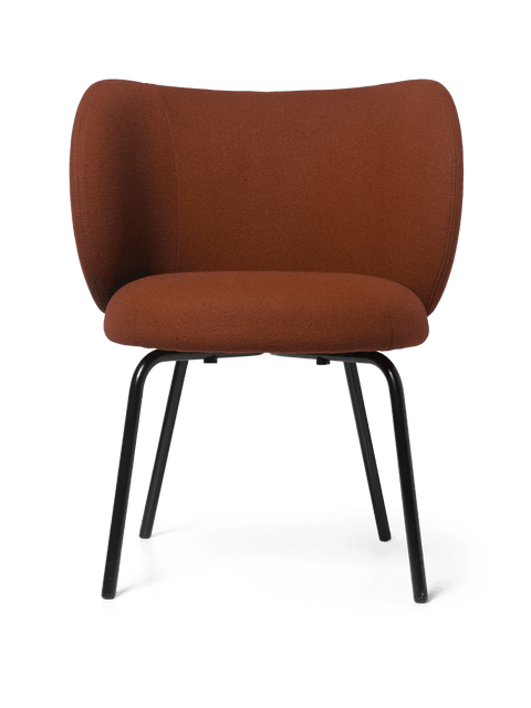 Rico Soft Scandinavian Contemporary Upholstered Dining Armchair