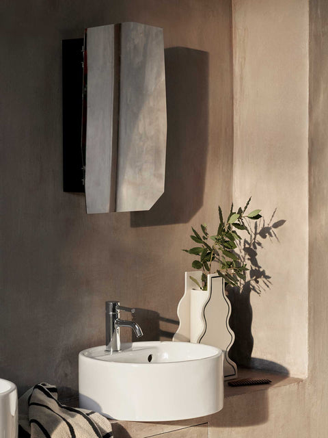 Contemporary Medicine Cabinet with Inset Handle