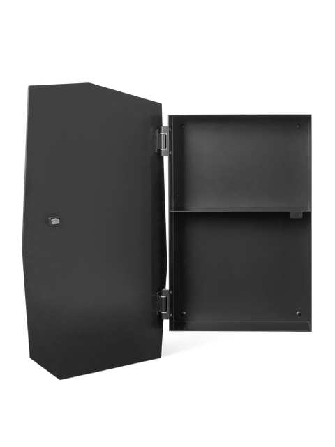 Contemporary Medicine Cabinet with Inset Handle