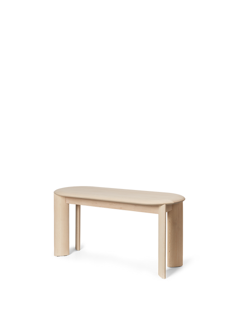 Timeless Minimalist Beech Wood Backless Dining Bench