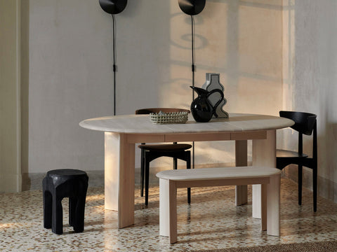 Timeless Minimalist Tulip Extendable Dining Table