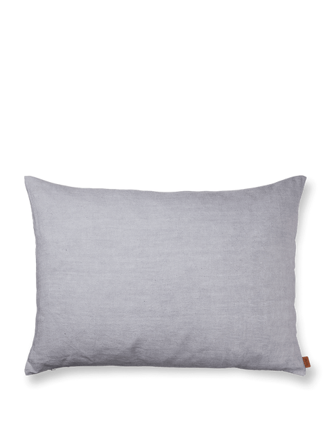 Monochromatic Minimalist Accent Linen Rectangle Throw Pillow