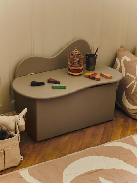 Slope Organic Storage Bench Children's Furniture