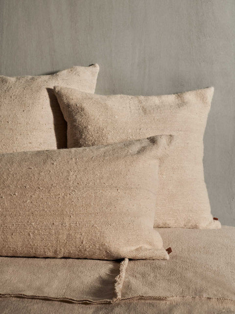 Monochromatic Organic Square Accent Pillow