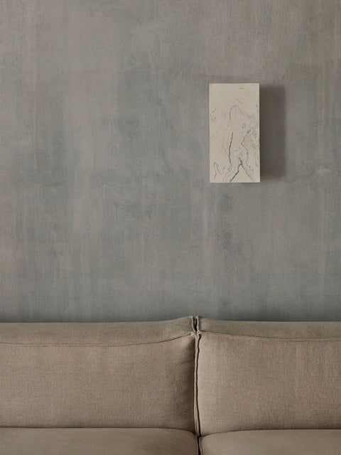 Argilla Ambient Minimalist Handcrafted Flush Mount Wall Light