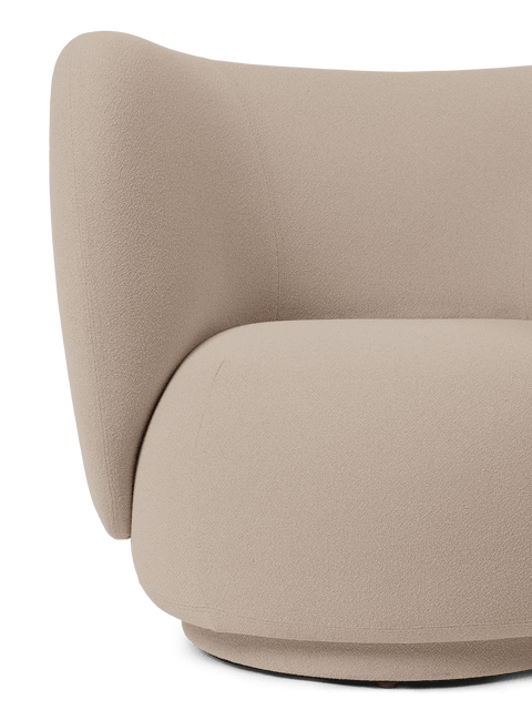 Rico Timeless Minimalist Modern Barrel Lounge Chair