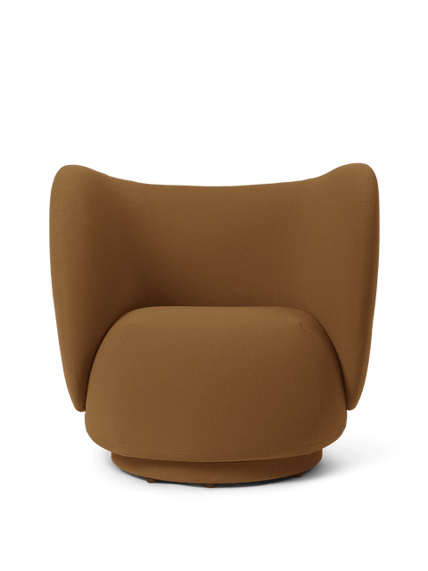 Rico Timeless Minimalist Modern Barrel Lounge Chair
