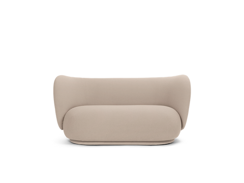 Rico Nature-Driven Modernist Curved Symmetrical Sofa