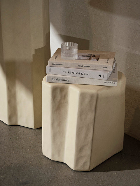 Staffa Minimalist Accent Stool for Outdoor Living