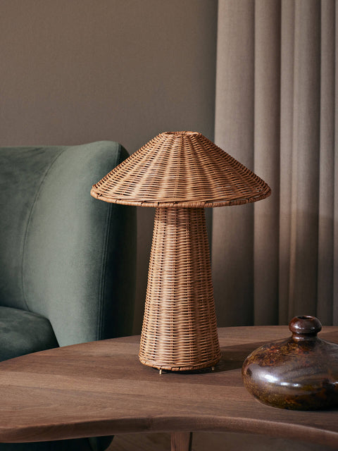 Accent Mushroom Handcrafted Bohemian Table Lamp