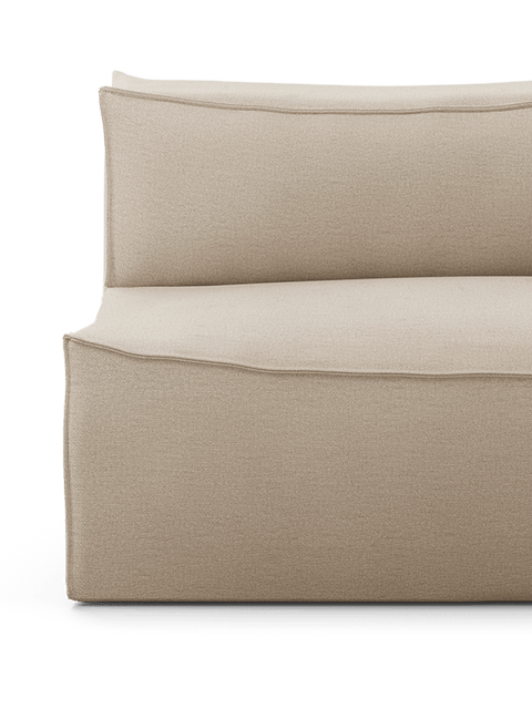 Catena Upholstered Modular Sofa with Loose Back Contemporary Design