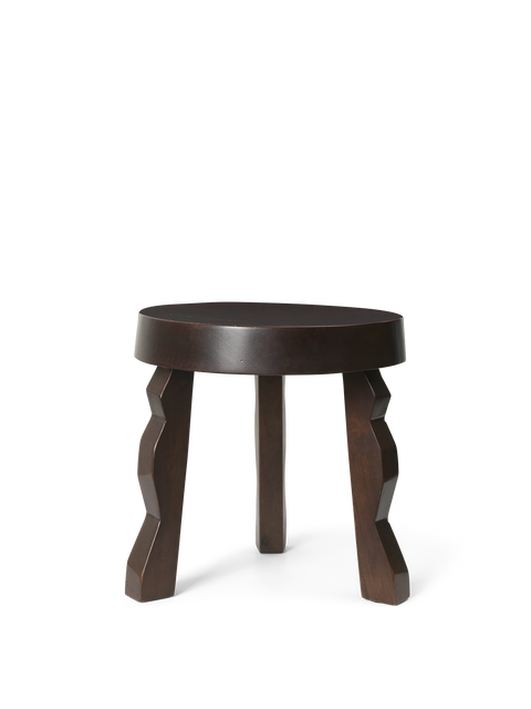 Faye Artful Traditionalist Organic Mango Wood Accent Stool