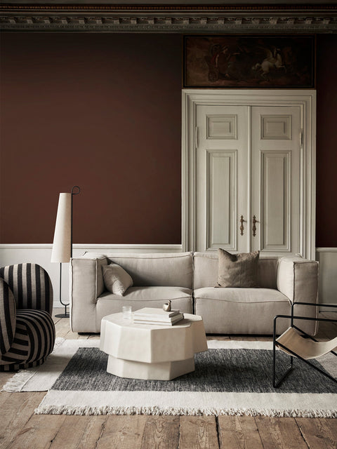 Staffa Monolithic Hexagonal Concrete Coffee Table