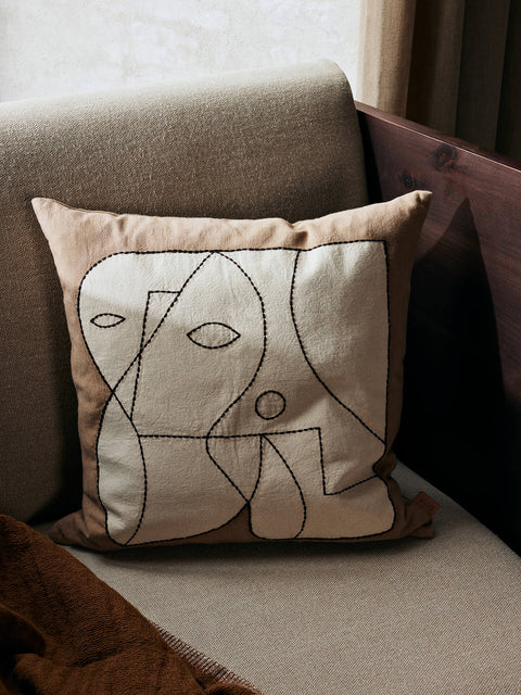 Expressive Renter Fantasy Embroidery Modern Accent Throw Pillow
