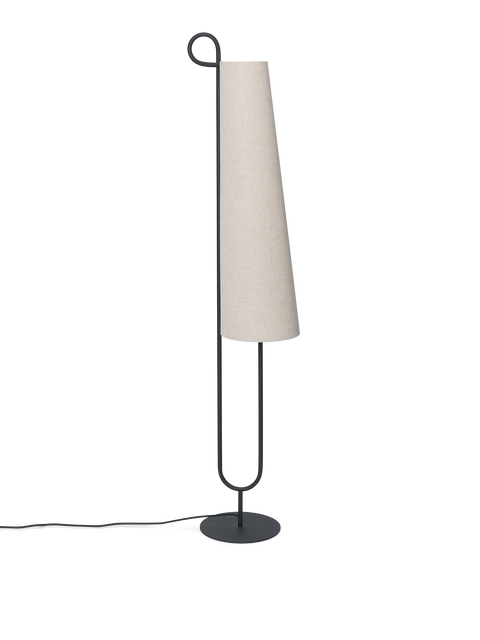 Ancora Ambient Minimalist Textured Conical Floor Lamp