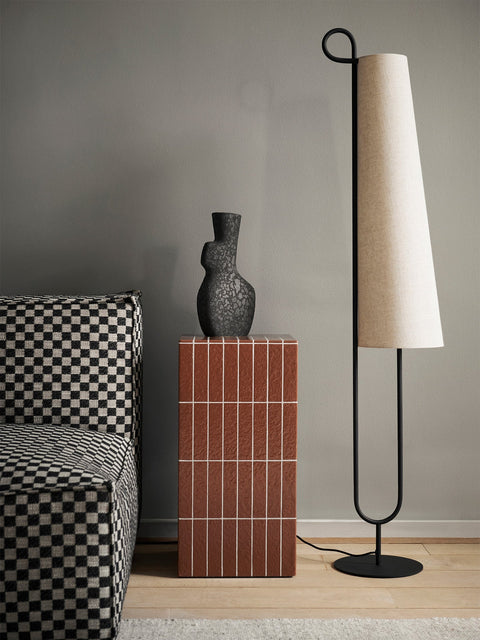Ancora Ambient Minimalist Textured Conical Floor Lamp