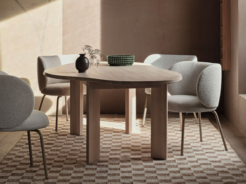 Edge Organic Scandinavian Refectory Dining Table