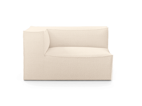 Catena Minimalist Curved Modular Sofa in Boucle