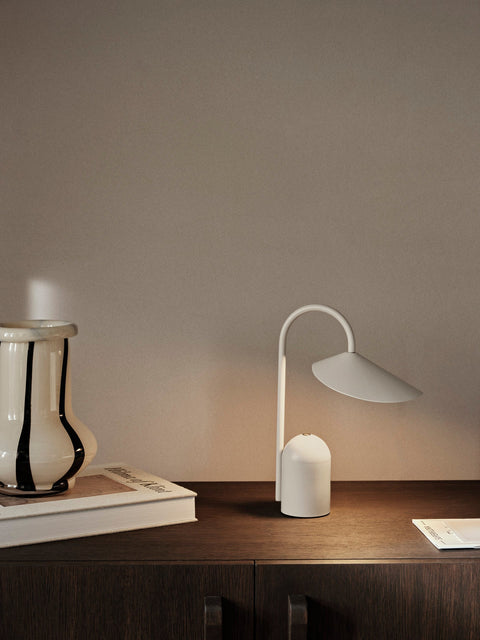 Arum Ambient Conical Petal Table Lamp Modern Cordless