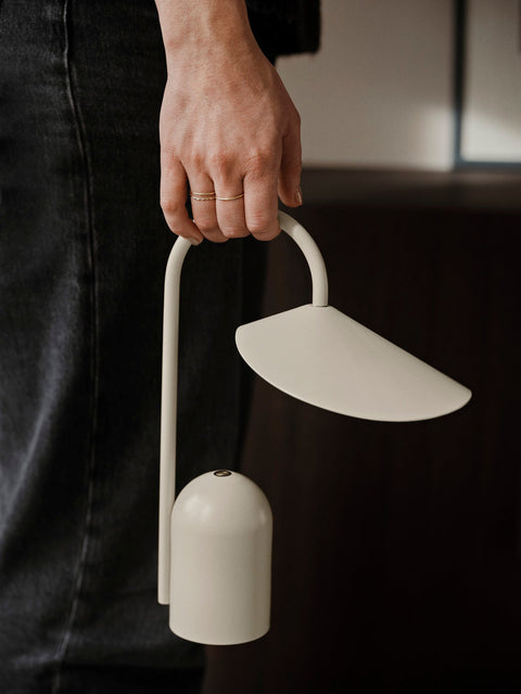 Arum Ambient Conical Petal Table Lamp Modern Cordless