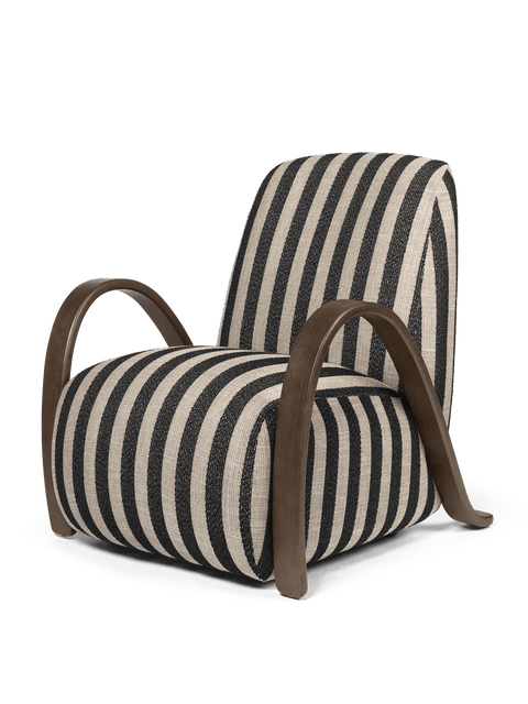 Buur Timeless Minimalist Vintage Barrel Lounge Chair