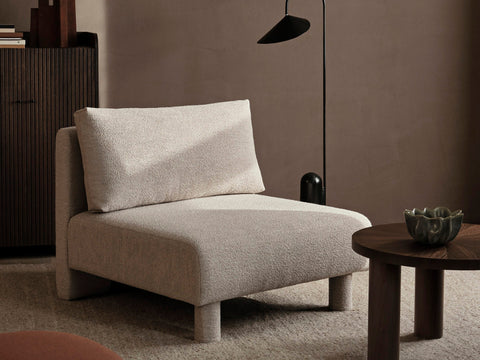 Dase Soft Scandinavian Contemporary Boucle Modular Sofa