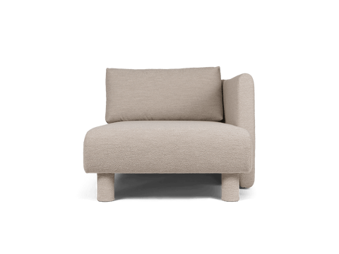 Dase Soft Scandinavian Contemporary Open End Sofa