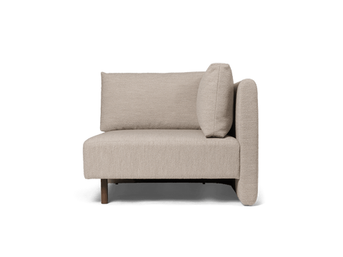 Dase Soft Scandinavian Corner Modular Sofa with Loose Back